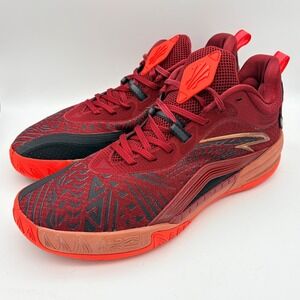 Anta Kai 1 Team Basketball Shoes Mens 14 Bred Red Black Kyrie Irving
